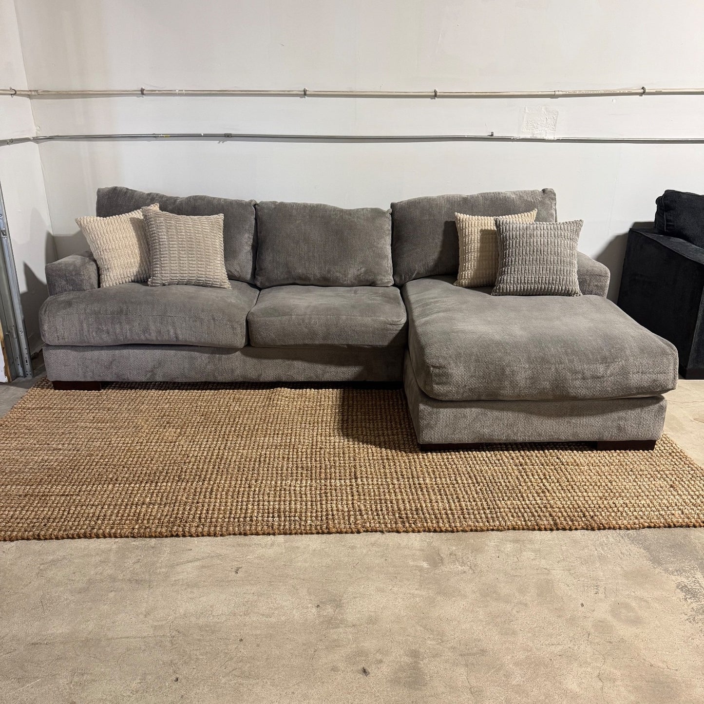 4-seated beige couch