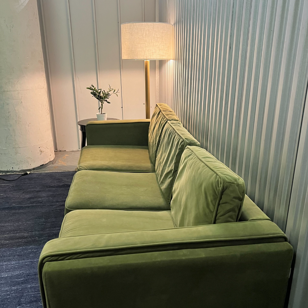 ( Free Delivery ) 87β Green Albany Park Albany Sofa
