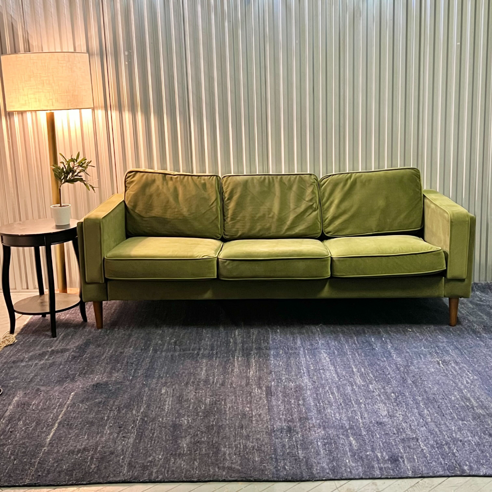 ( Free Delivery ) 87β Green Albany Park Albany Sofa