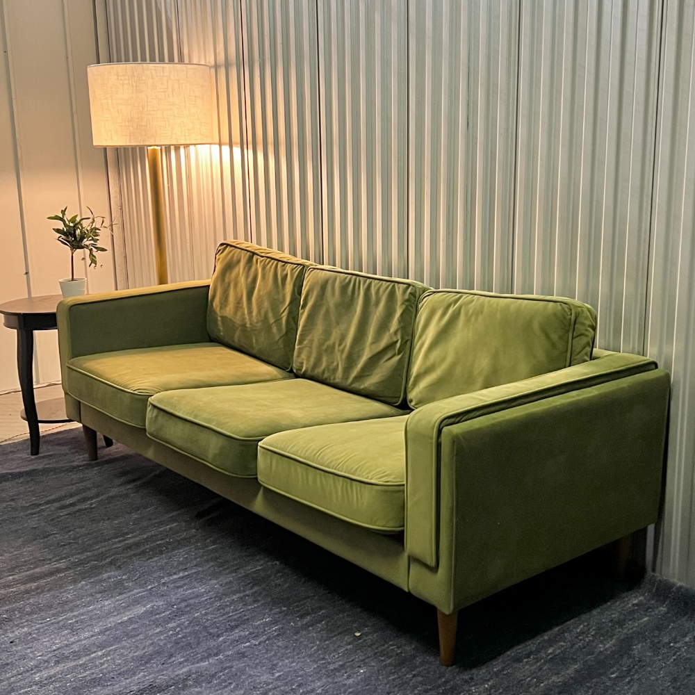 ( Free Delivery ) 87β Green Albany Park Albany Sofa