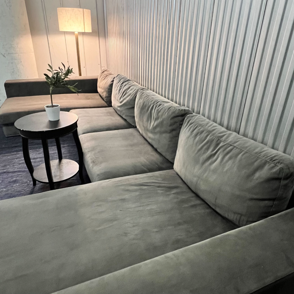 ( Free Delivery ) 150β Gray Interior Define James Sectional