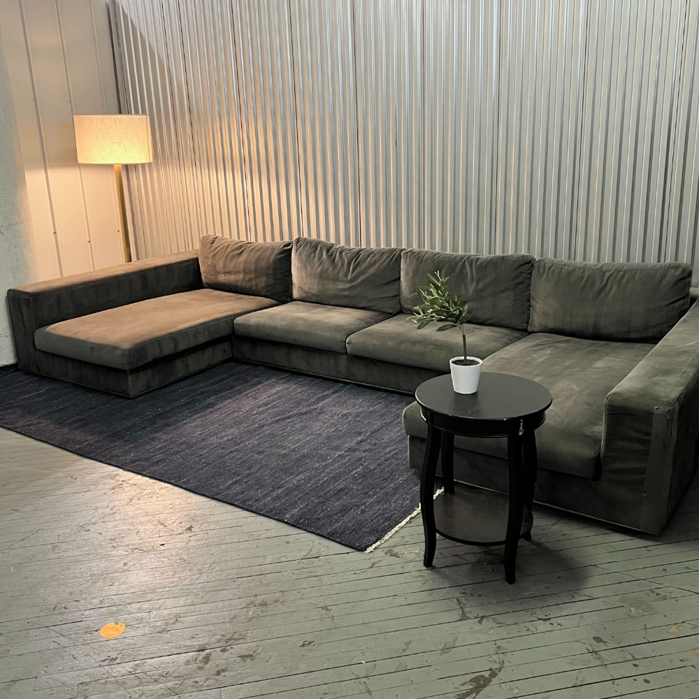 ( Free Delivery ) 150β Gray Interior Define James Sectional