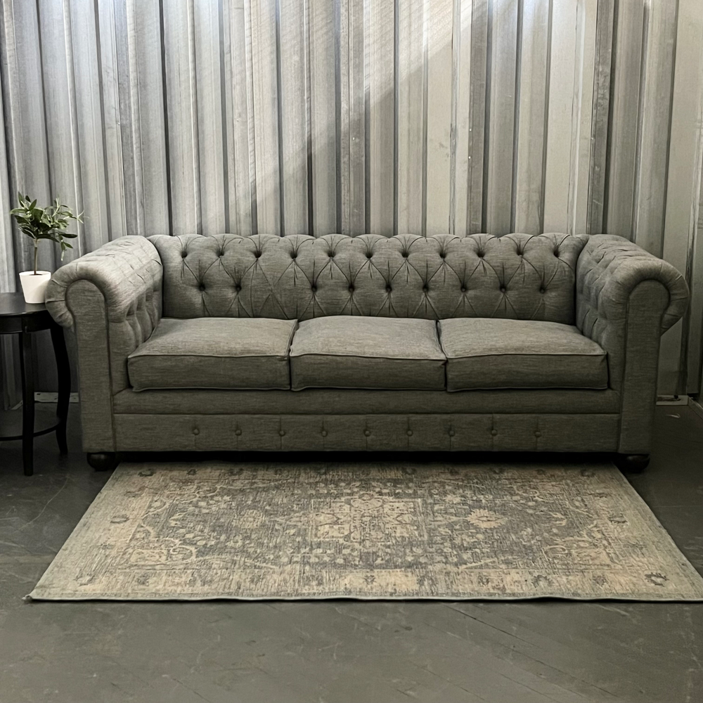( Free Delivery ) 87β Gray Joybird Liam Sleeper Sofa