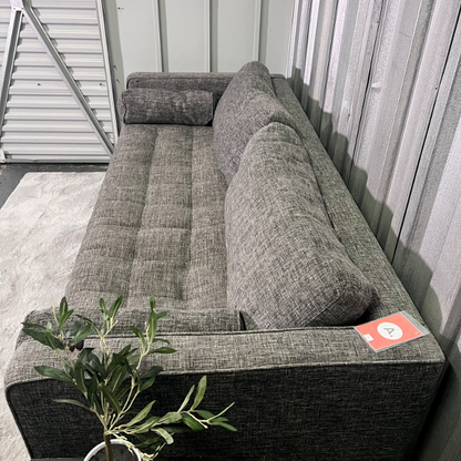 ( Free Delivery ) 88“ Modern Dark Gray Sofa