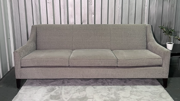 ( Free Delivery ) 89“ Contemporary Gray Sofa