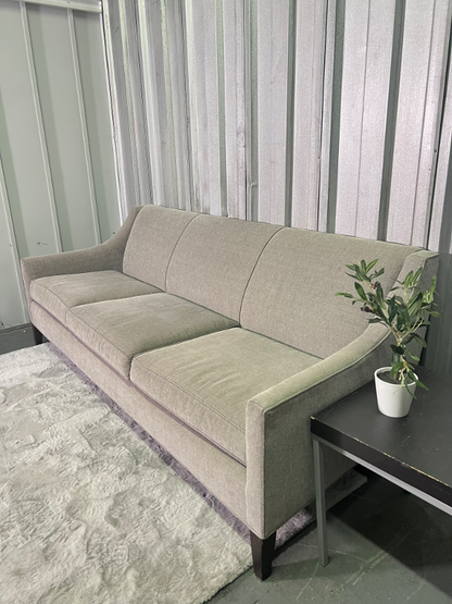 ( Free Delivery ) 89“ Contemporary Gray Sofa