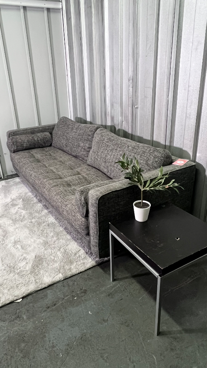 ( Free Delivery ) 88“ Modern Dark Gray Sofa