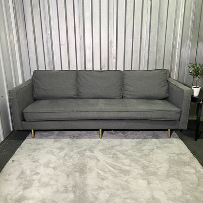 ( Free Delivery ) 83“ Modern Gray Sofa