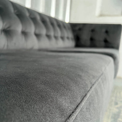 ( Free Delivery ) 82“ Dark Gray West Elm Rochester Sofa