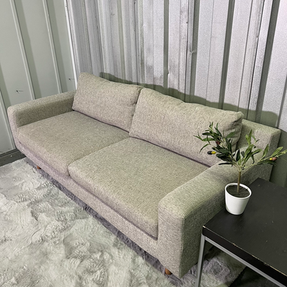 ( Free Delivery ) 74“ Gray West Elm Eddy Sofa