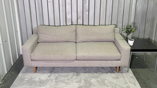 ( Free Delivery ) 74“ Gray West Elm Eddy Sofa