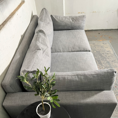 ( Free Delivery ) 85“ Gray West Elm Urban Sofa