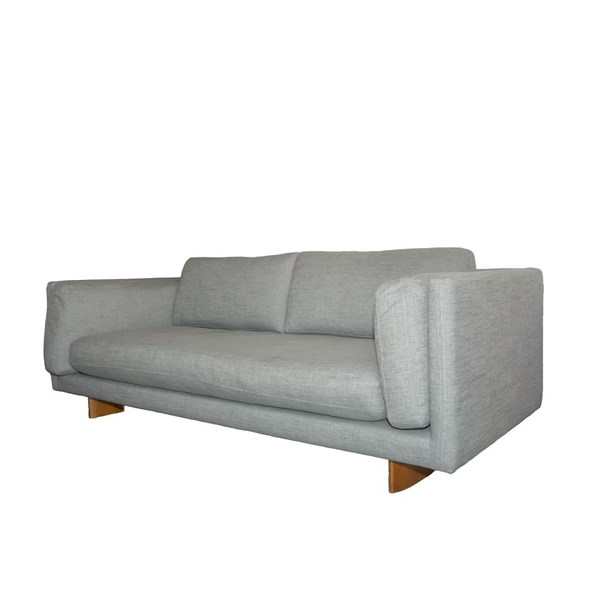 ( Free Delivery ) 82“ Gray West Elm Anton Sofa