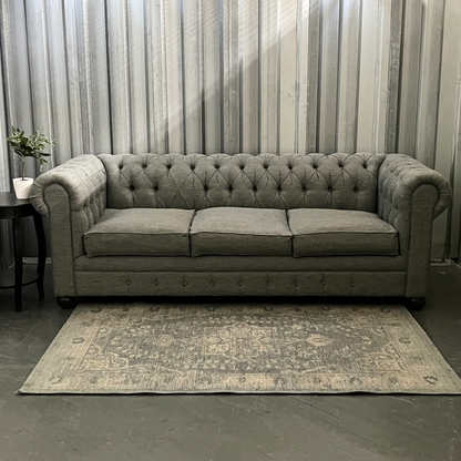 ( Free Delivery ) 87“ Gray Joybird Liam Sleeper Sofa