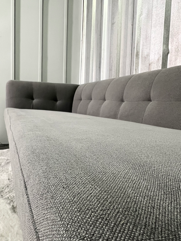 ( Free Delivery ) 91“ Gray AllModern Perrin Sofa