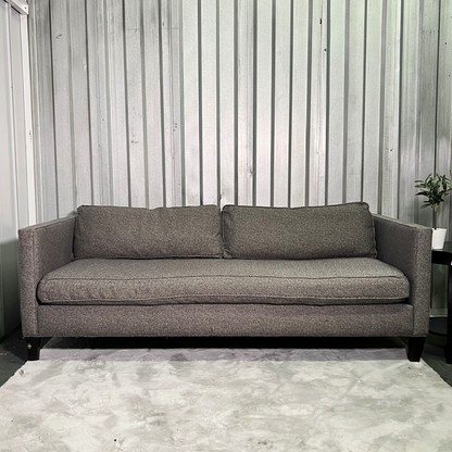 ( Free Delivery ) 84“ Gray West Elm Dunham Sofa